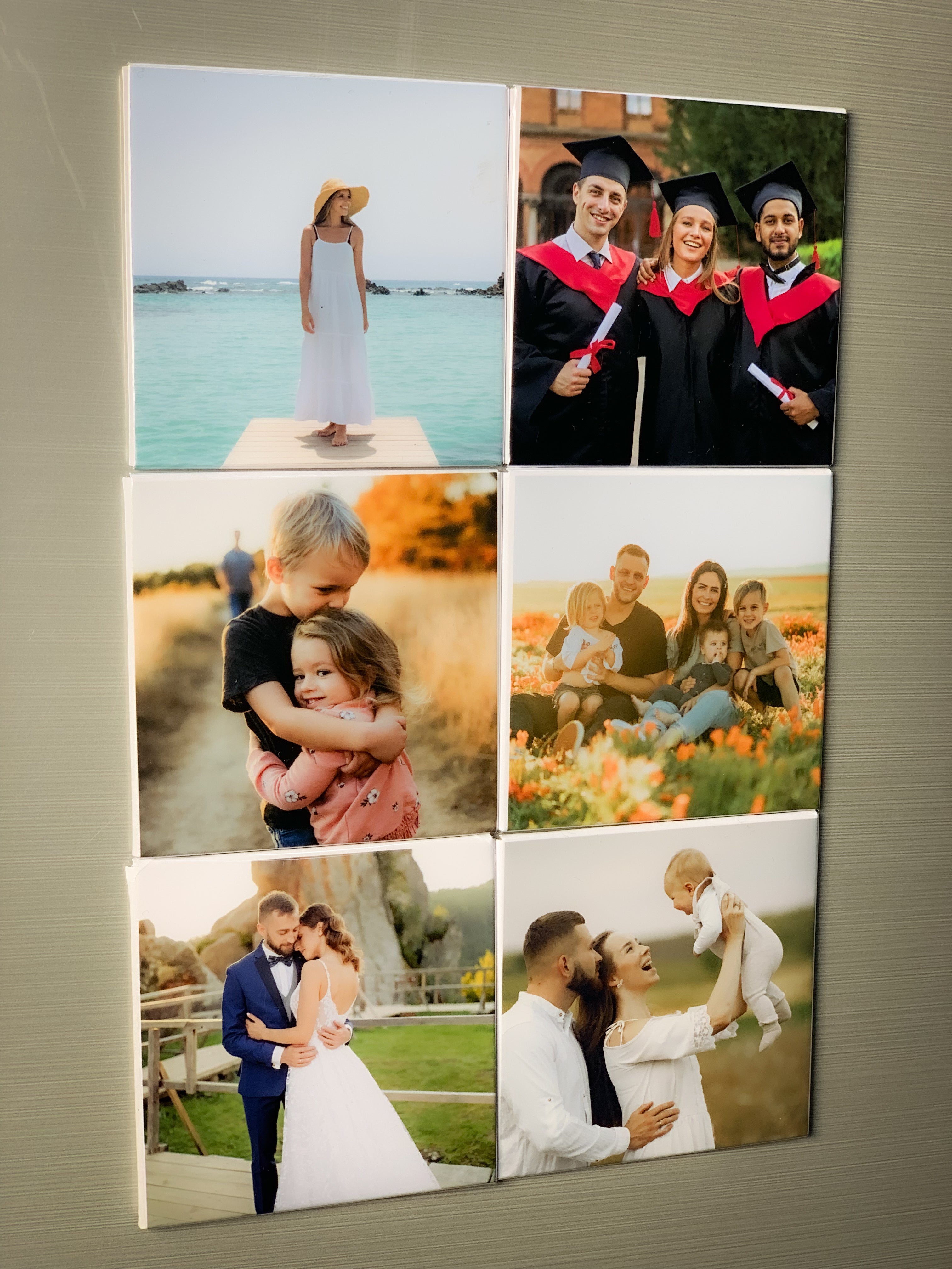 Fridge Magnetic Photo - Basic Pack - 6 Magnetic Photos